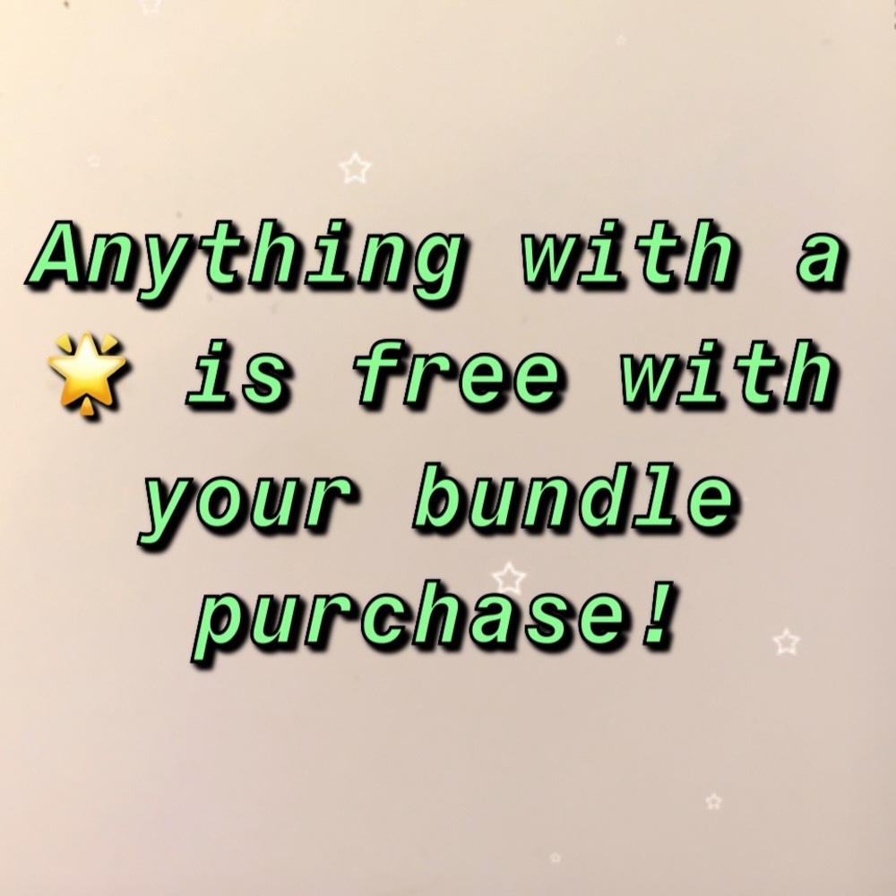 🌟 FREE WITH BUNDLE PURCHASE